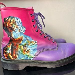 Men’s size 13 Dr Martens.  Style is Technique by the New Order LP.